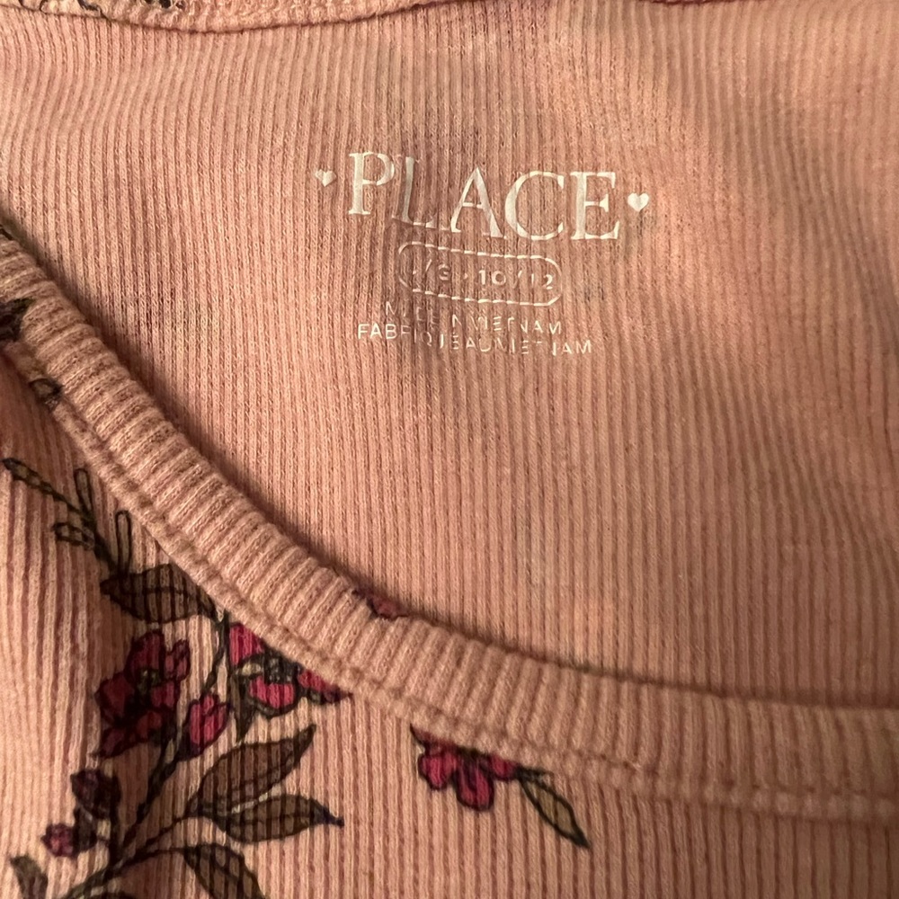 Children place tank top and short set. Sz 10/12